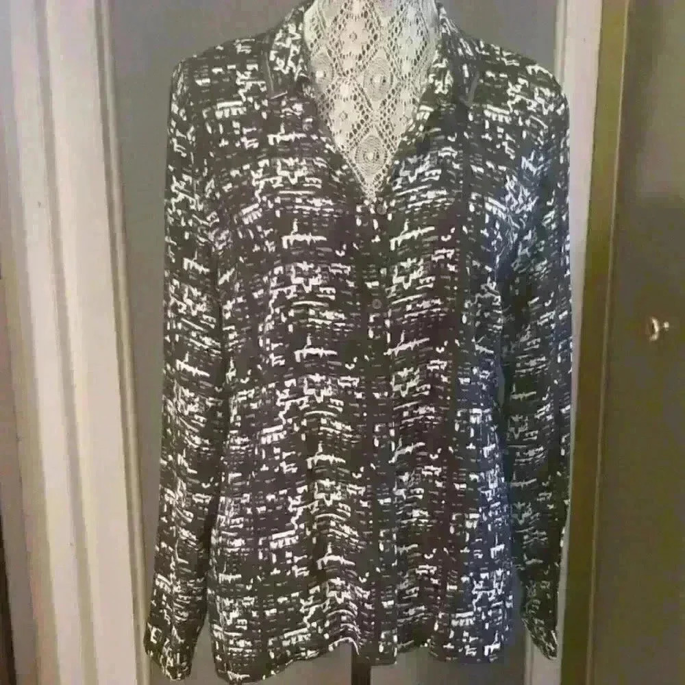 Carmen Long Sleeve Blouse sz 10